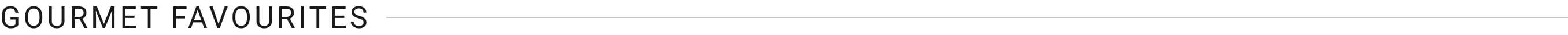 Gourmet Favourites