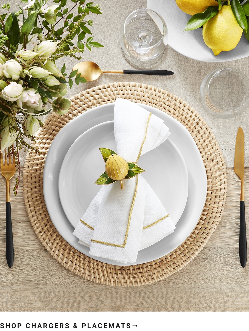 Shop Chargers & Placemats