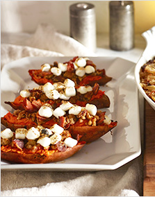 Twice Baked Sweet Potatoes