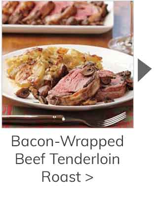 Bacon-Wrapped Beef Tenderloin Roast >