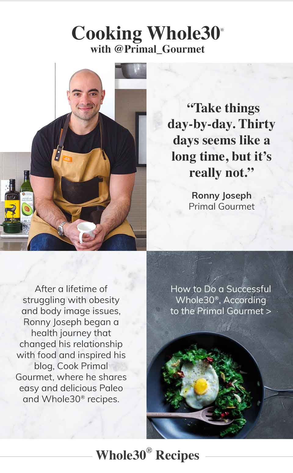 Cooking Whole30® with @Primal_Gourmet >
