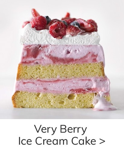 Very Berry Ice Cream Cake >