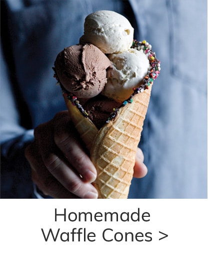 Homemade Waffle Cones >