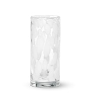 AERIN White Confetti Highball Glasses