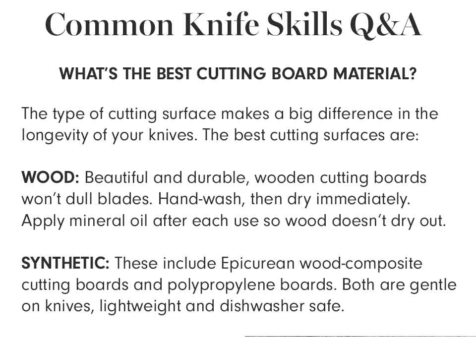 What's the Best Cutting Board Material