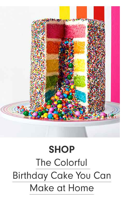 The Colorful Birthday Cake You Can Make at Home
