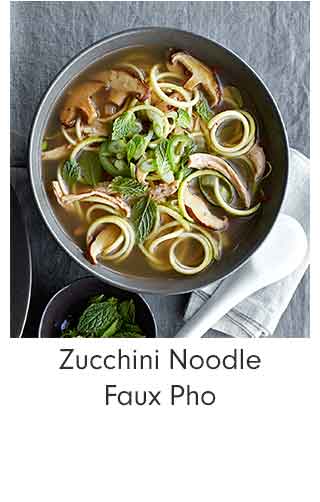 Zucchini Noodle Faux Pho