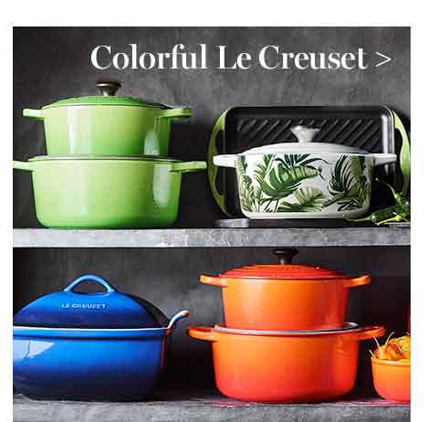 Colorful Le Creuset >
