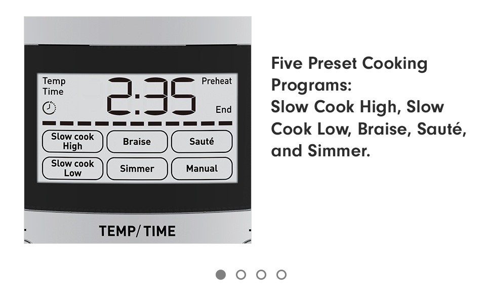 AllClad Cast Iron Electric Slow Cooker 5Qt. Williams Sonoma