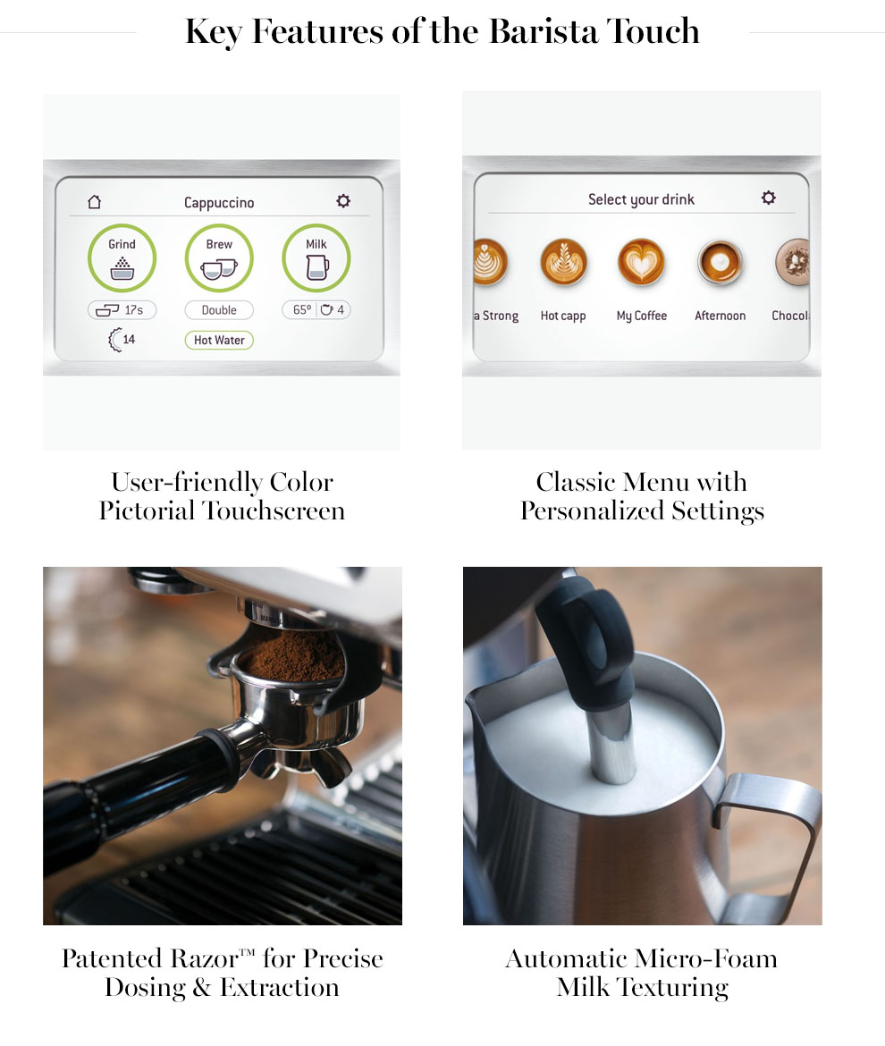 Breville Barista Touch Espresso Machine Williams Sonoma