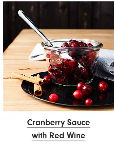 Cranberry Sauce with Red Wine