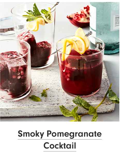 Smoky Pomegranate Cocktail