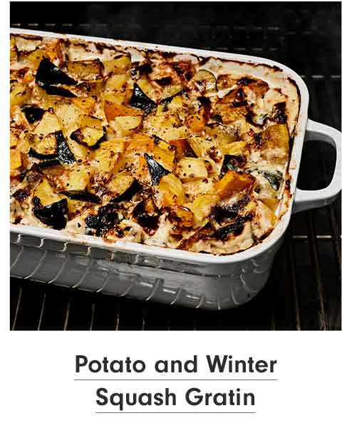 Potato and Winter Squash Gratin