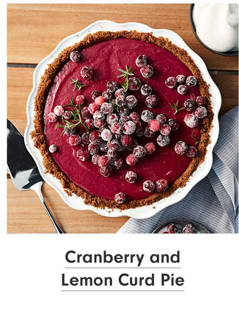 Cranberry and Lemon Curd Pie