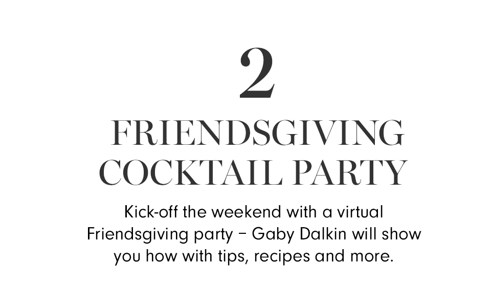 Friendsgiving Cocktail Party