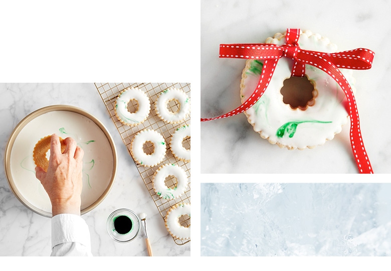 Lemon-Anise Shortbread Wreaths