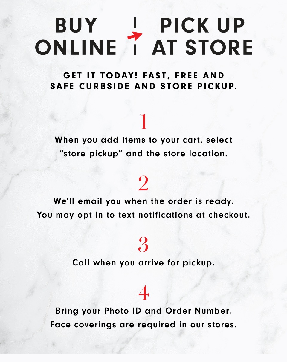 Buy Online, Pick Up In Store FAQs Williams Sonoma