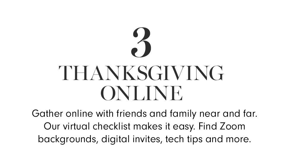 Thanksgiving Online