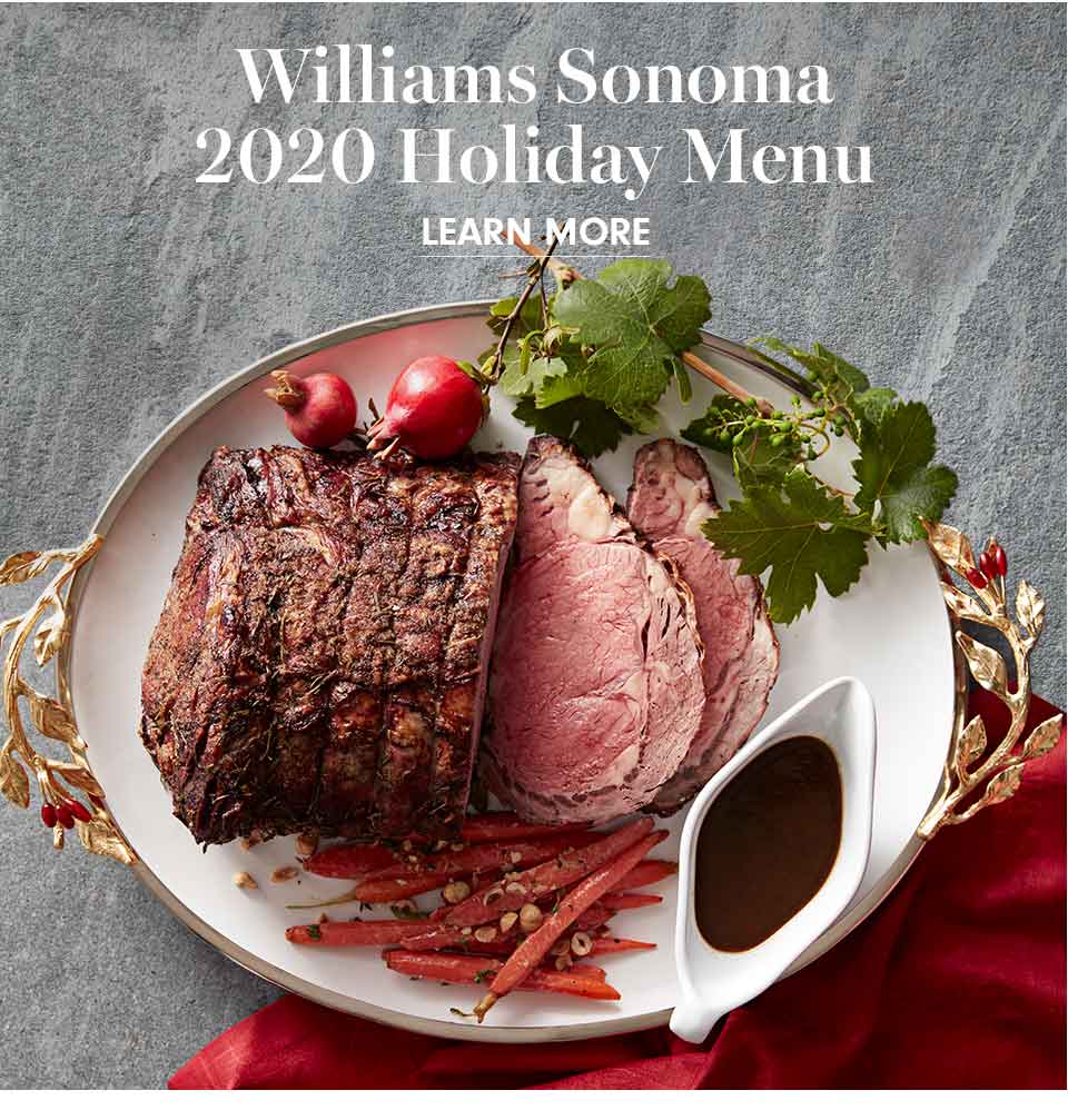 2020 Holiday Menu >