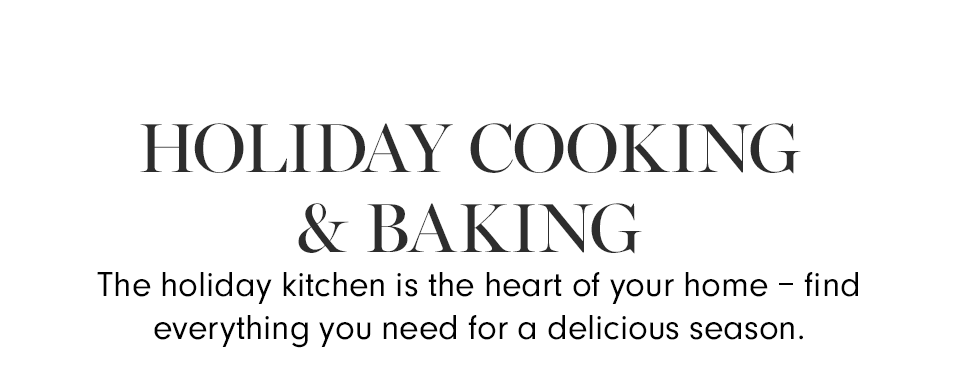 Holiday Cooking & Baking