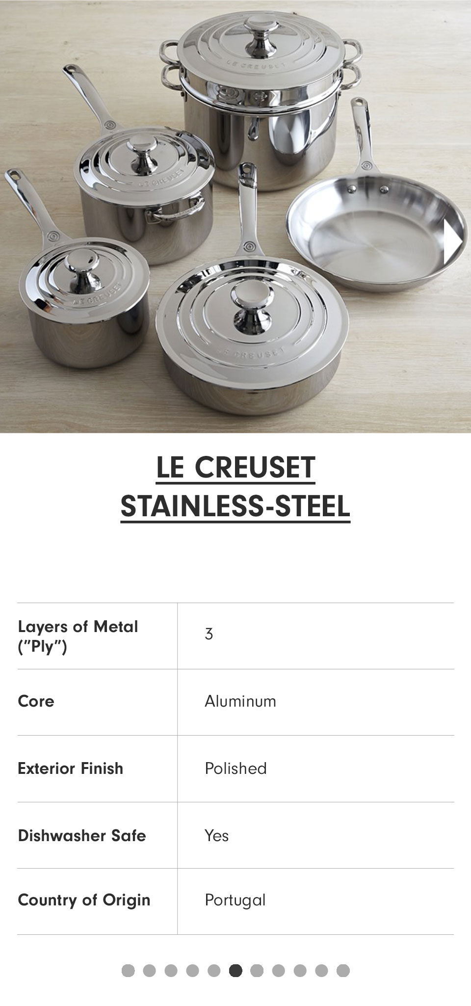 Le Creuset Stainless-Steel >