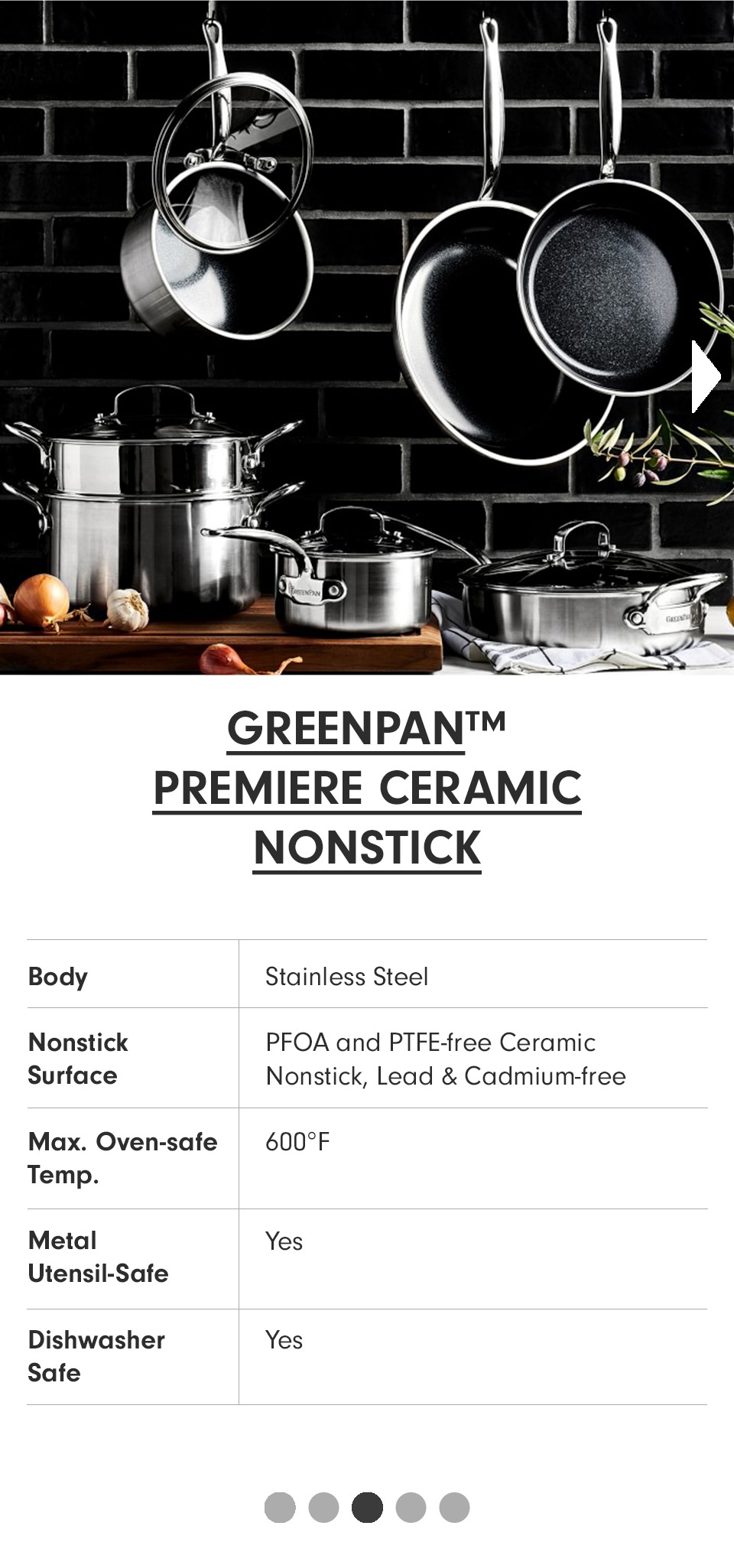 Greenpan Premier Ceramic Non-Stick 