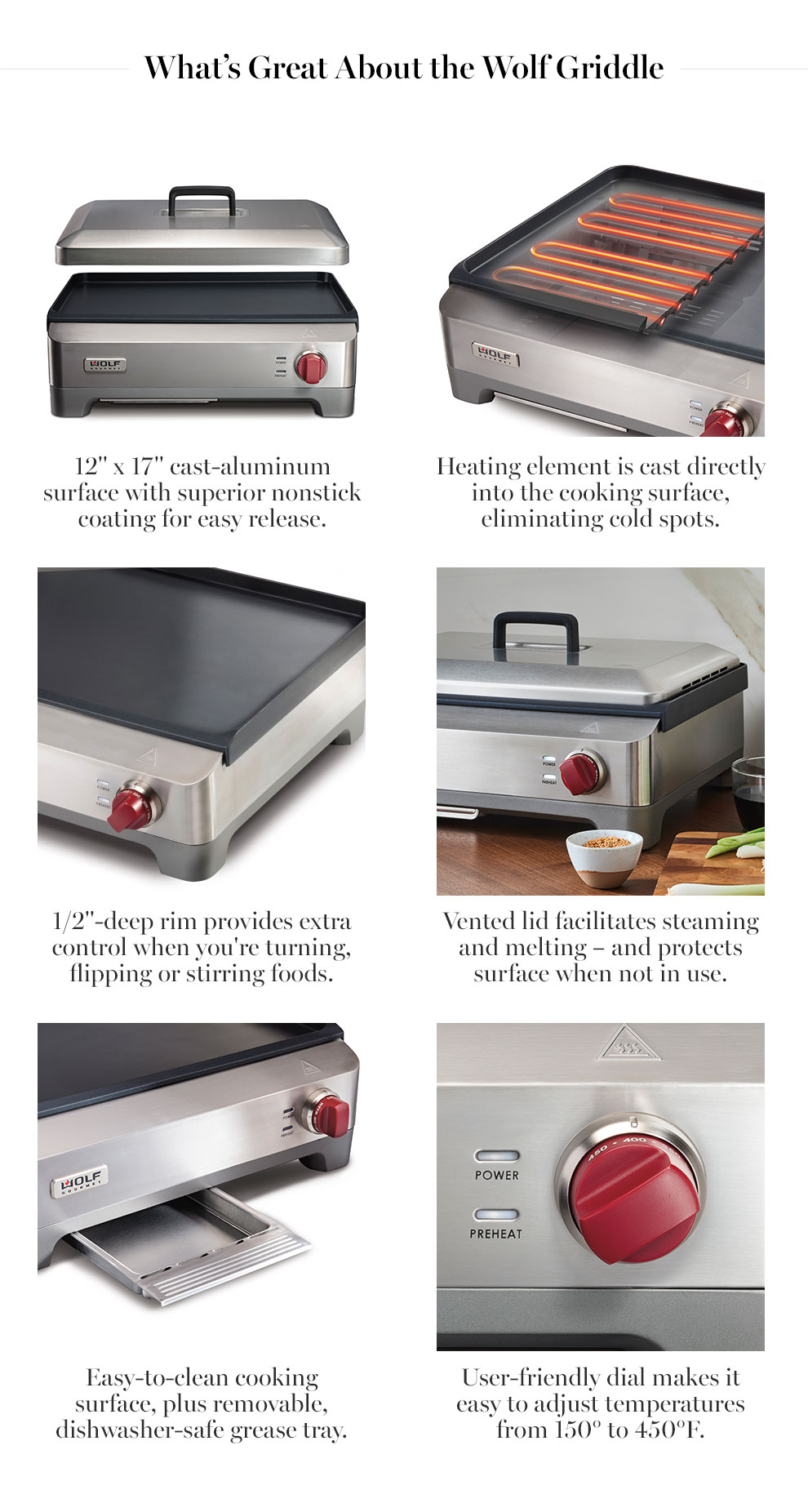 Wolf Gourmet Electric Griddle Williams Sonoma