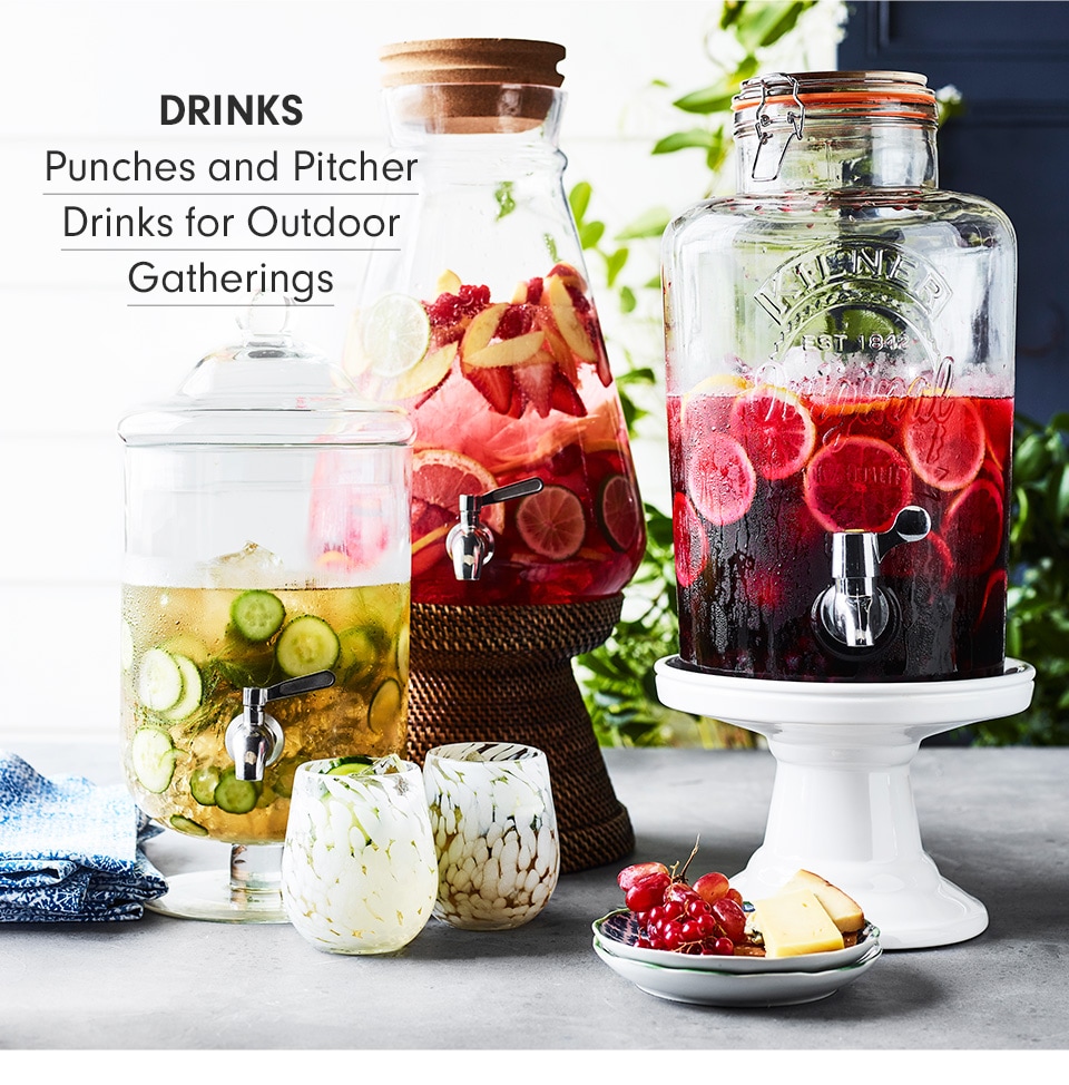 Punches and Pitcher Drinks for Outdoor Gatherings >