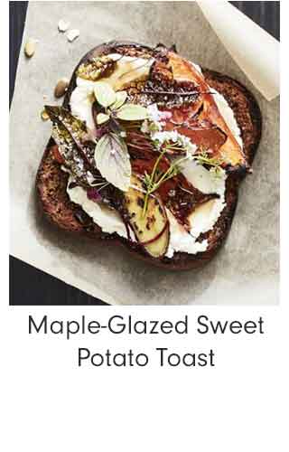 Maple-Glazed Sweet Potato Toast