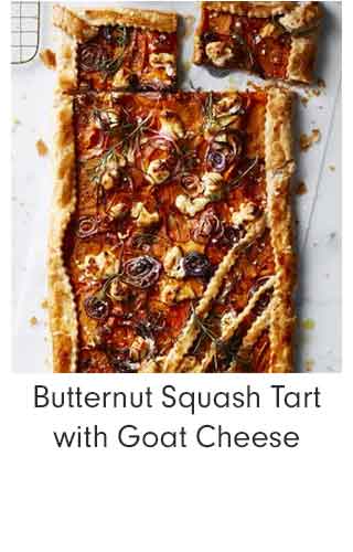 Butternut Squash Tart with Goat Cheese