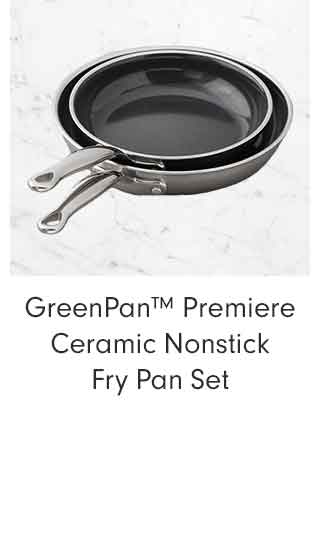 Greenpan Premiere Ceramic Non-stick Fry Pan Set >