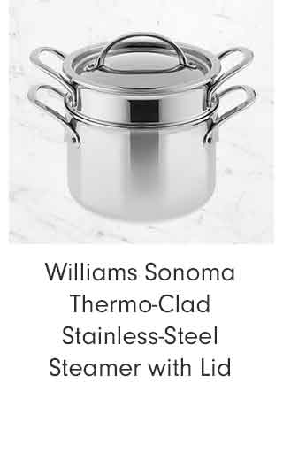 Williams Sonoma Thermo-Clad Stainless Steel Steamer with Lid
