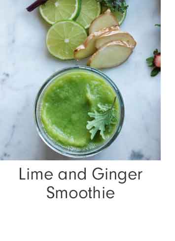 Lime and Ginger Smoothie