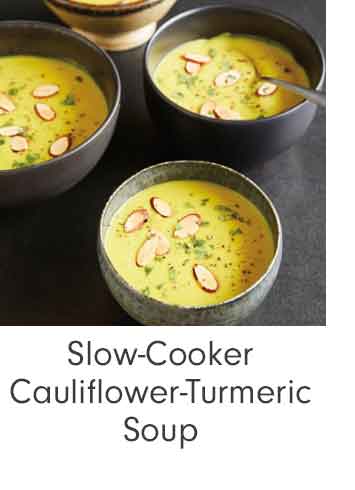 Slow-Cooker Cauliflower-Turmeric Soup