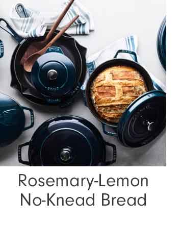 Rosemary-Lemon No-Knead Bread