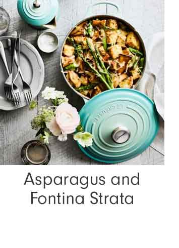 Asparagus and Fontina Strata