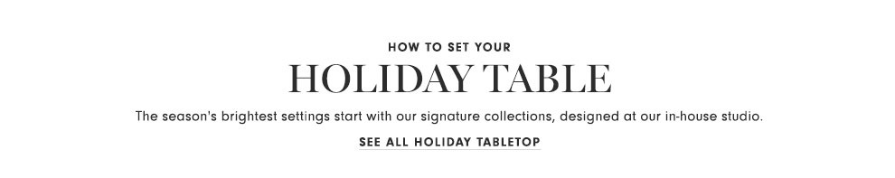 How to Set Your Holiday Table