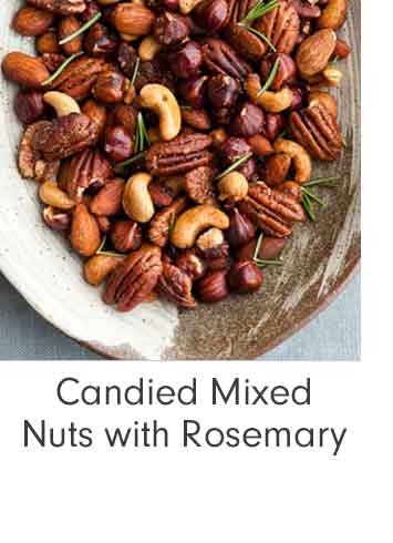 Candied Mixed Nuts with Rosemary