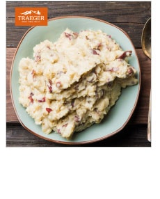 Traeger Smoked Mashed Potatoes >