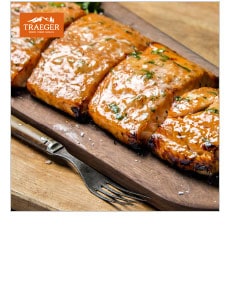 Traeger Sweet Apricot Salmon >