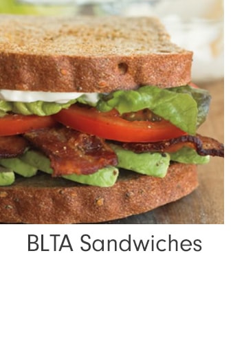 BLTA Sandwiches
