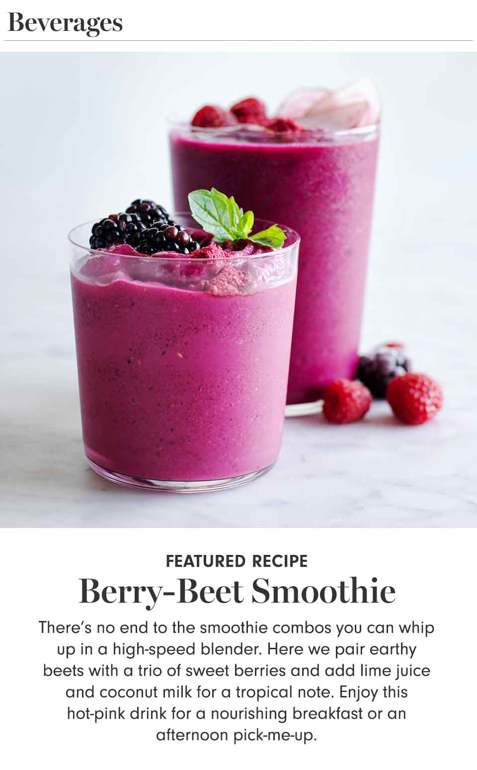 Beverages Featured Recipe