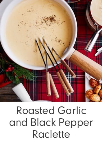 Roasted Garlic and Black Pepper Raclette
