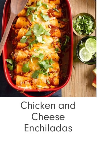 Chicken and Cheese Enchiladas