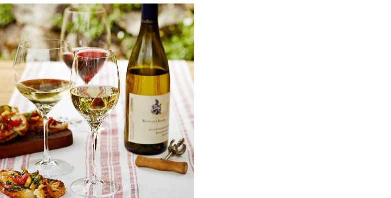 White Wineglasses