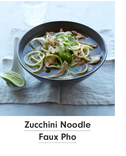 Zucchini Noodle Faux Pho
