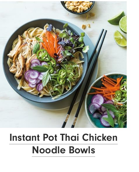 Instant Pot Thai Chicken Noodle Bowls