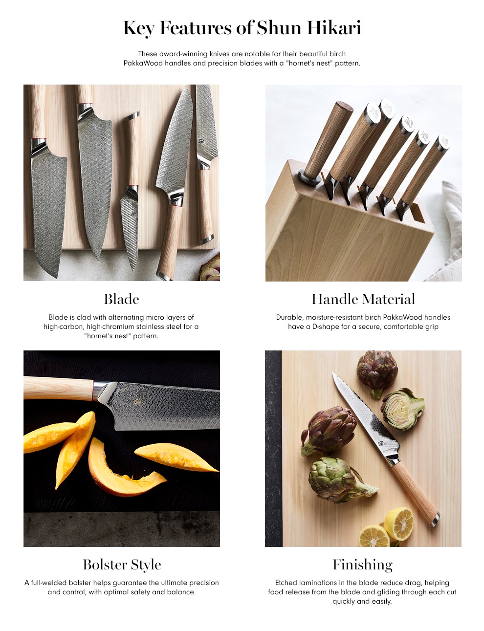 Shun Hikari 4" Paring Knife Williams Sonoma