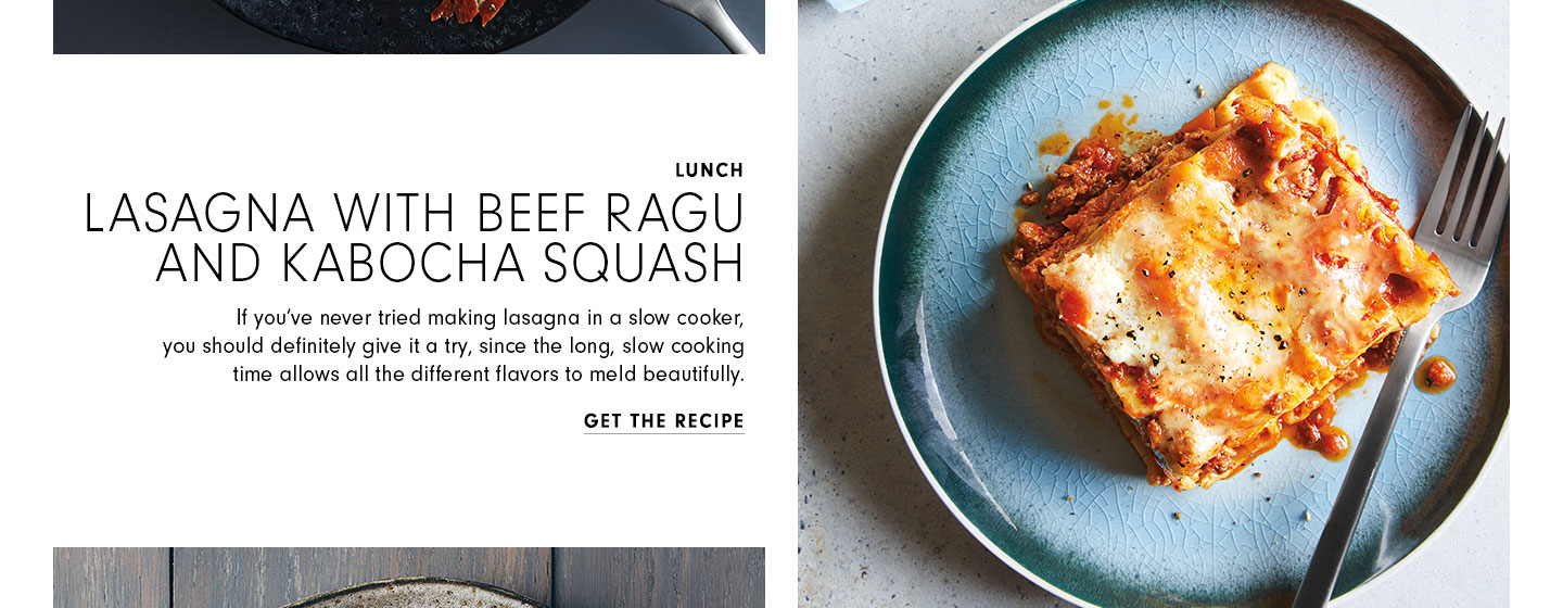 Lasagna with Beef & Kabocha Squash