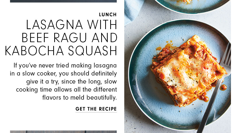 Lasagna with Beef Ragu and Kabocha Squash